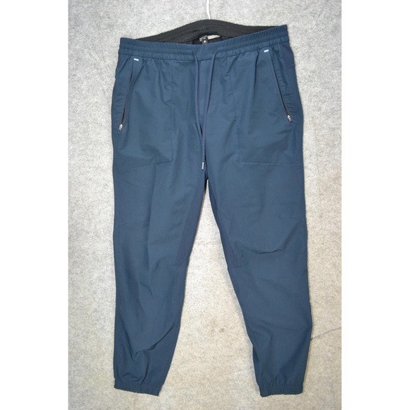 Lululemon Jogger Pants Mens 2XL Blue License to Train Zip Ventilated Running